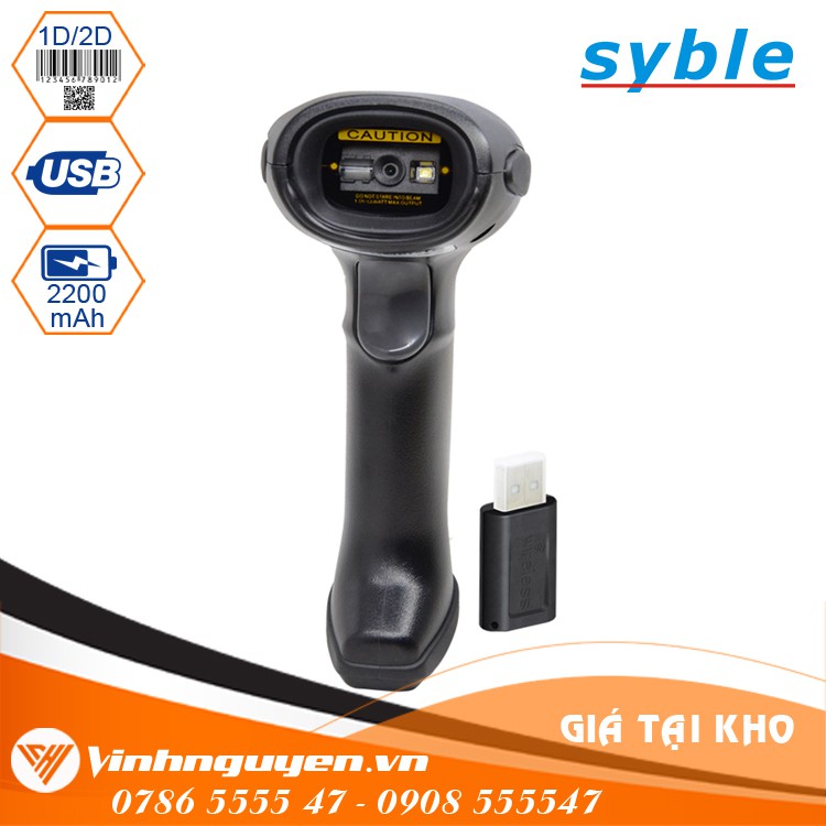 Máy quét mã vạch 2D không dây Syble XB247 - Siêu Nhanh - Siêu nhạy