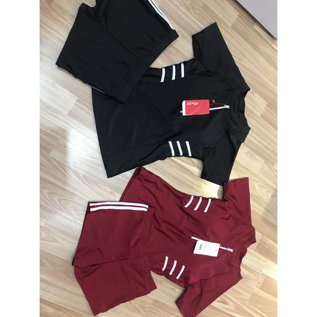 Bộ bơi cộc tay sọc KÍN ĐÁO THANH LỊCH MS9035 | BigBuy360 - bigbuy360.vn