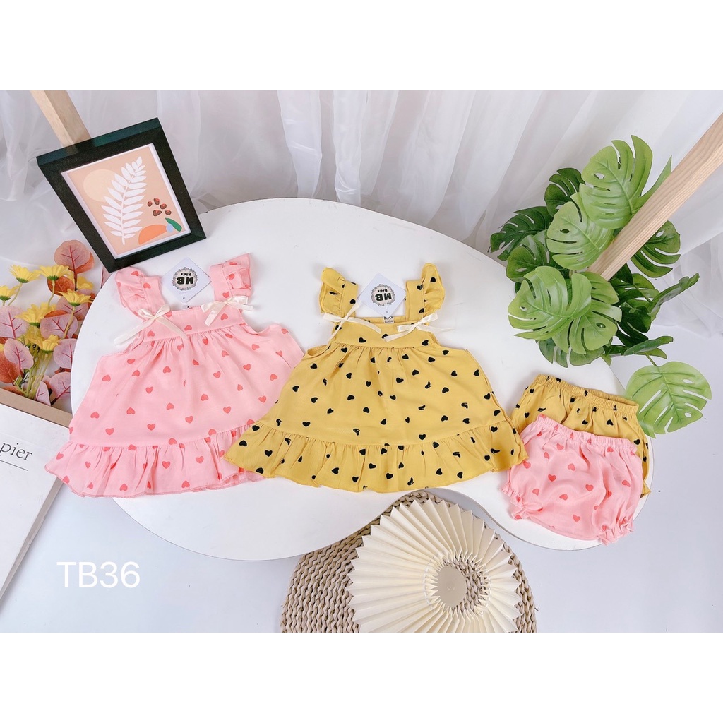set áo 2 dây bánh bèo quần chip bo