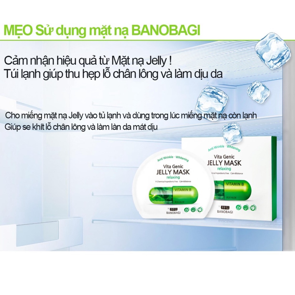 Mặt Nạ Giấy Banobagi Jelly Vita Genic Mask Bổ Sung Vitamin