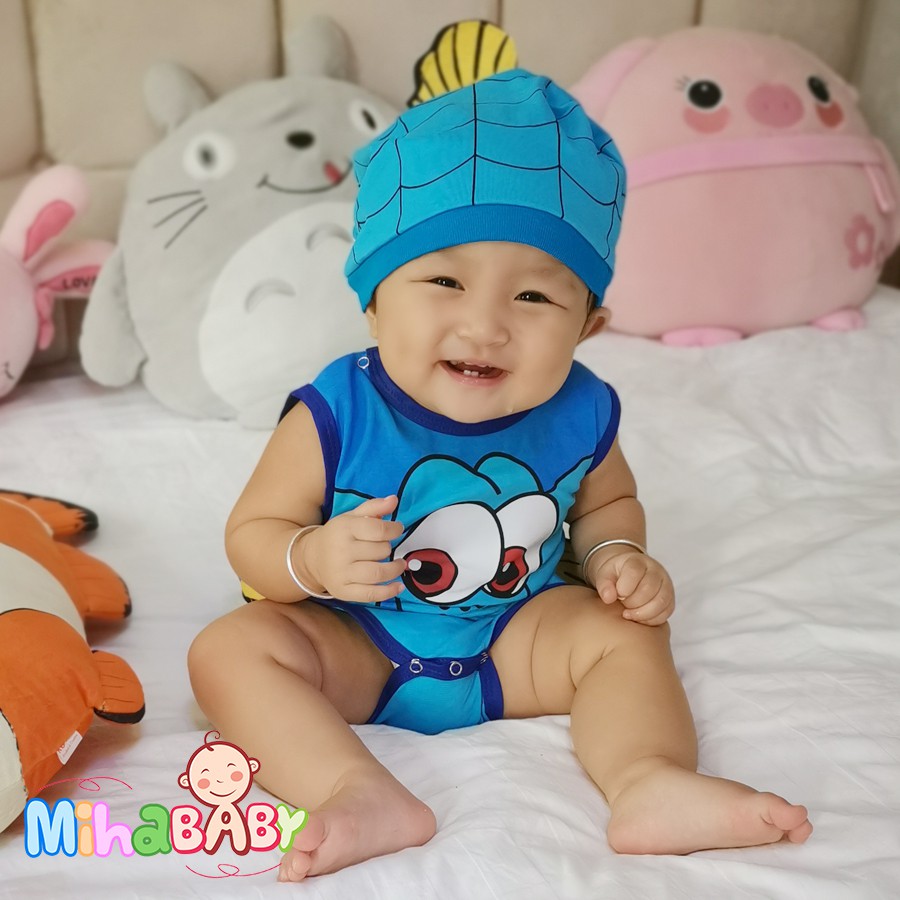 Bộ Bodysuit Cho Bé Hình Cá Dory - BDS_DORY