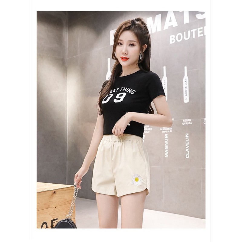 Quần short, quần đùi nữ vải thun da cá cạp cao dây rút, freesize 40-57kg rất đẹp và thoải mái | BigBuy360 - bigbuy360.vn