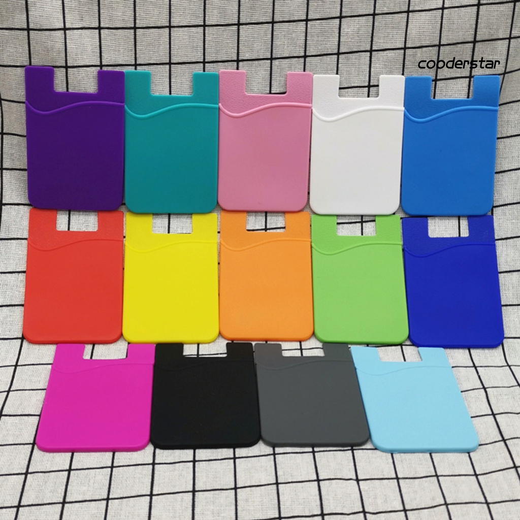 Set 2 Ví Đựng Thẻ Đa Năng Bằng Silicon Cao Cấp