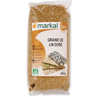 Hạt lanh vàng hữu cơ markal 500g