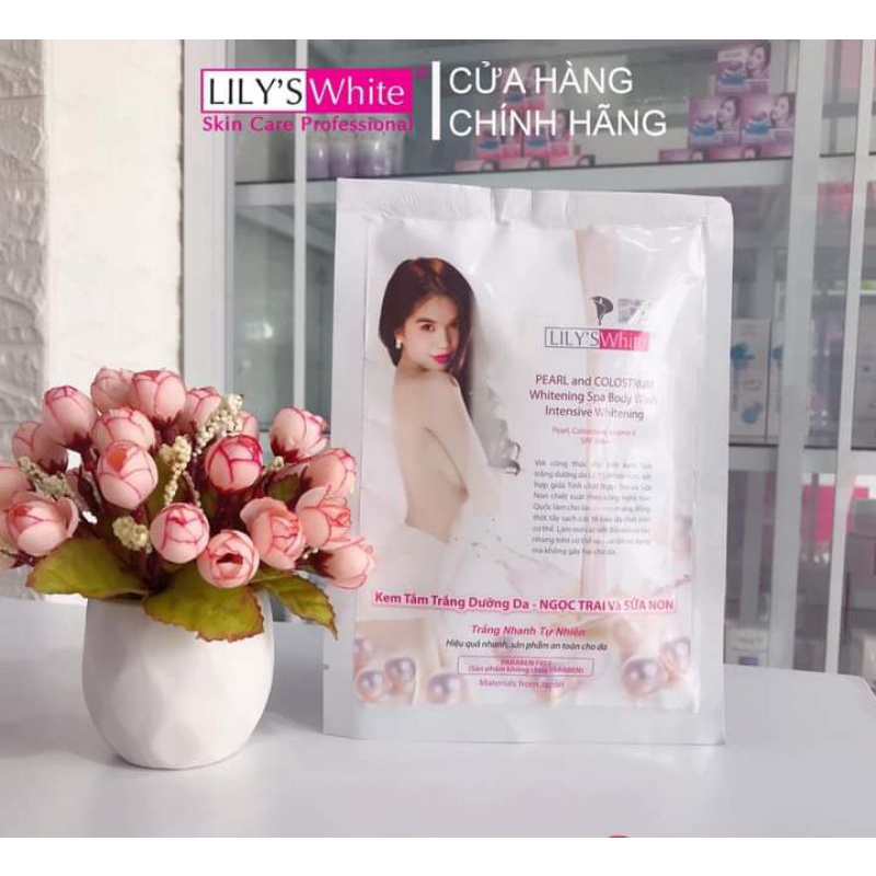 Kem và Bột Tắm Trắng Toàn Thân Body Lily's White