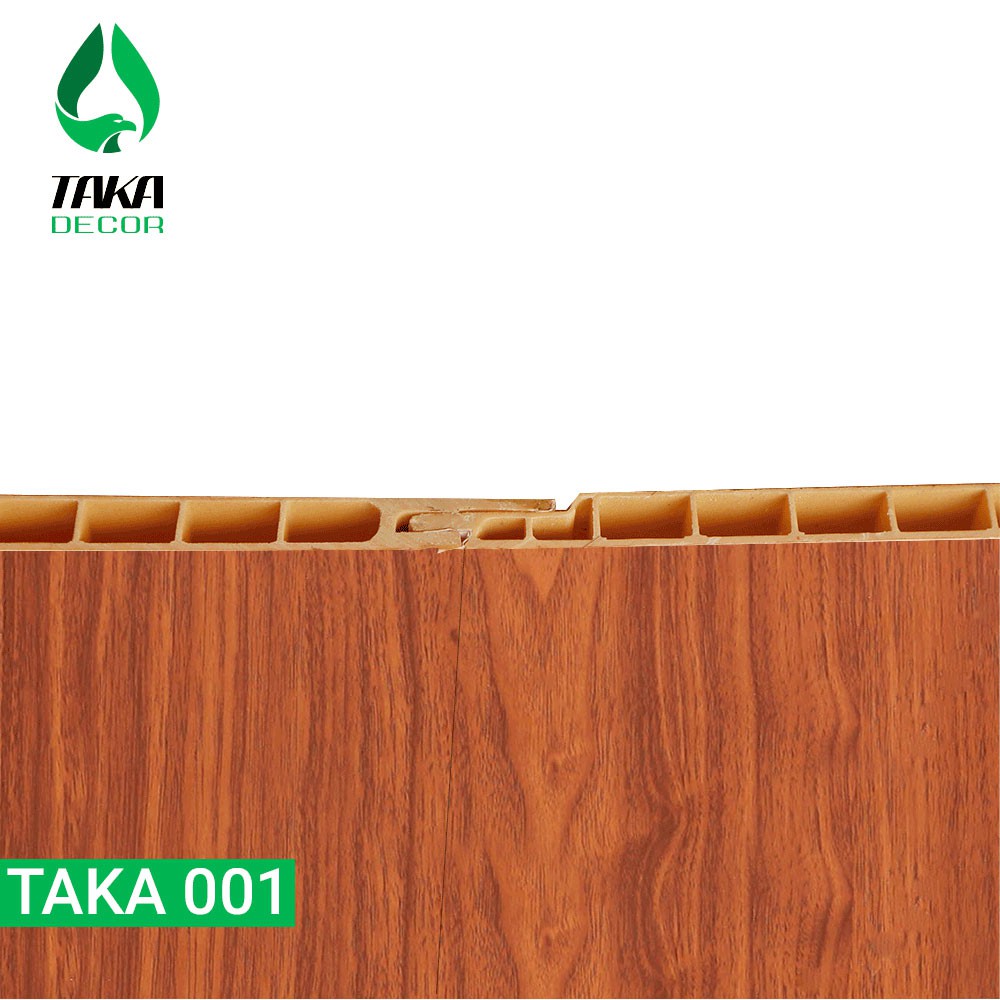 Tấm nhựa ốp tường PVC vân gỗ (TAKA 001) | Tấm ốp takadecor