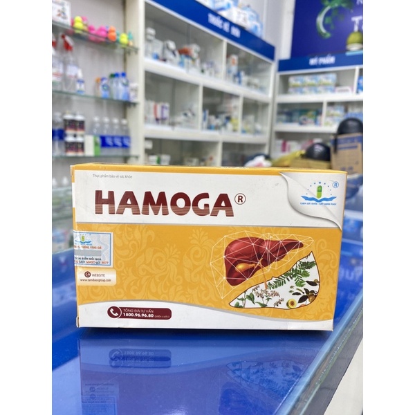 [Chính Hãng] HAMOGA- thanh nhiệt, giải độc gan, hạ men gan, giảm cholesterol - Hộp 30 viên
