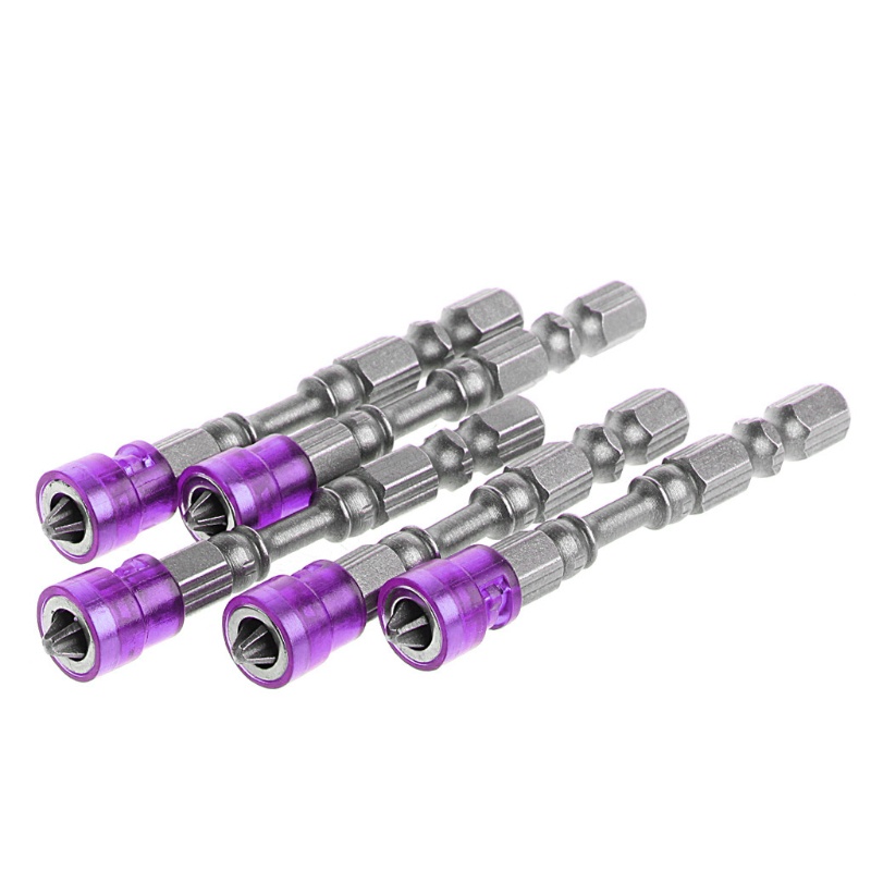 Set 5 Tua Vít Điện Từ Tính Chống Trượt 65mm S2 PH2 Chuyên Dụng