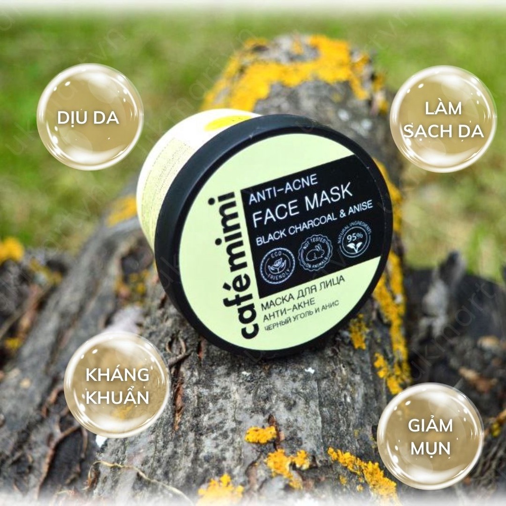 Mặt Nạ Ngăn Ngừa Mụn Café Mimi Anti-Acne Face Mask 110ml