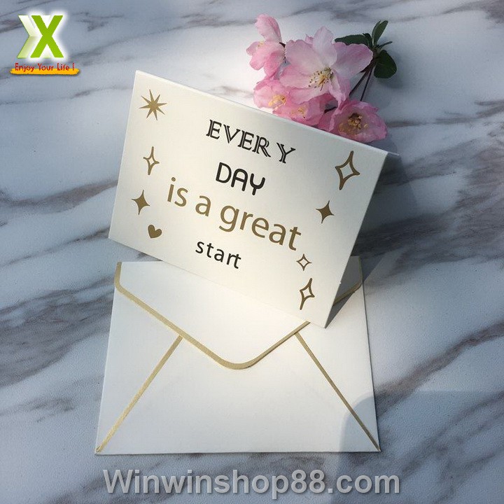 Bộ 5 Thiệp Thông Điệp V.2 Ngẫu Nhiên Chúc Mừng Ngày Nhà Giáo 20/11, 8/3, 20/10, Dùng Cho Nhiều Dịp - Muasamhot1208