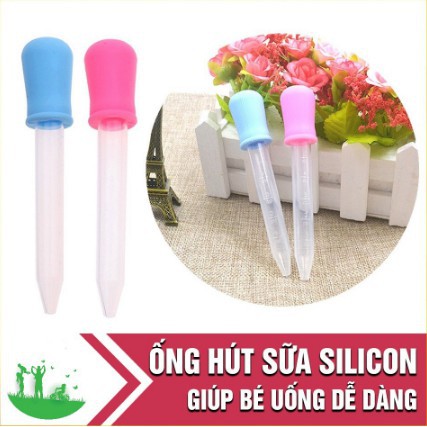 Ống hút silicon chia ml