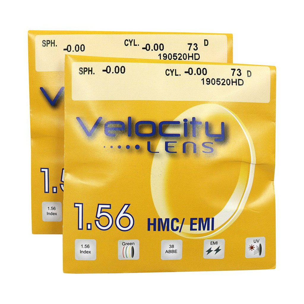 Tròng kính Velocity 1.56-HMC-EMI chính hãng - sản phẩm chưa mài