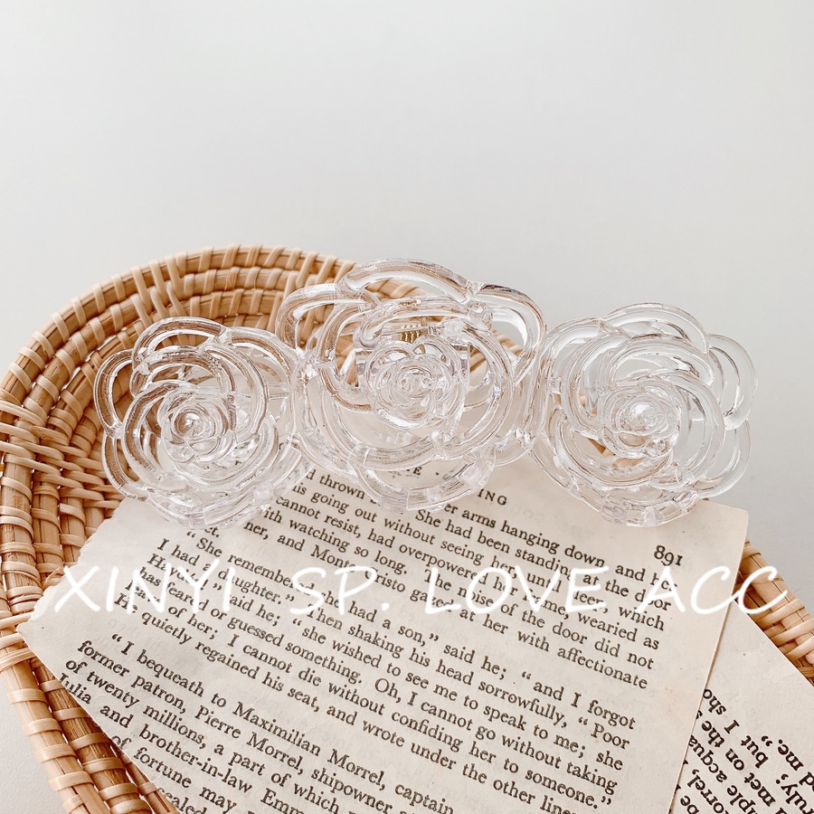 Kẹp Tóc Hình Bông Hoa Thời Trang Hàn Quốc Kiểu Cổ Điển Cho Nữ