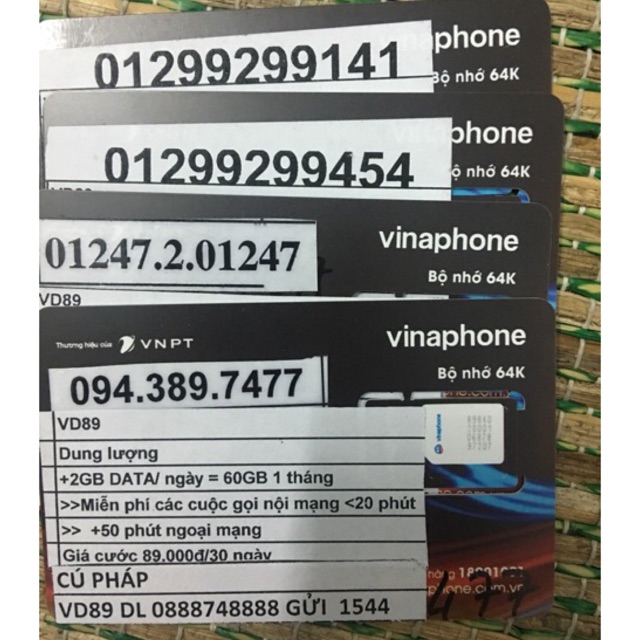 Shop Bán Sim Vina Vd89 Số đẹp Số Thường Gọi 3g 4g Miễn Phí Giá Rẻ