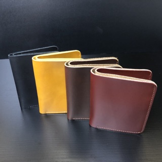 Ví Da Handmade - Ví Đứng Da Thật Nguyên Miếng