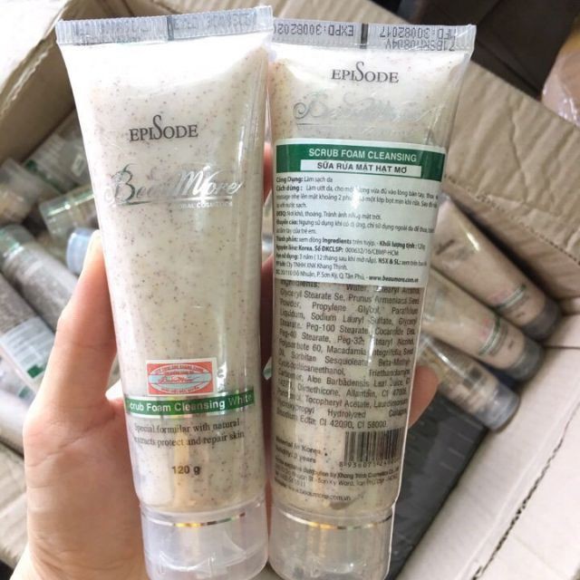 Sữa Rửa Mặt Hạt Mơ beaumore 120g