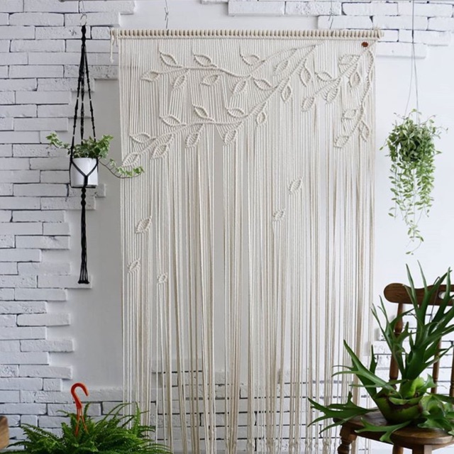 Rèm trang trí cửa macrame