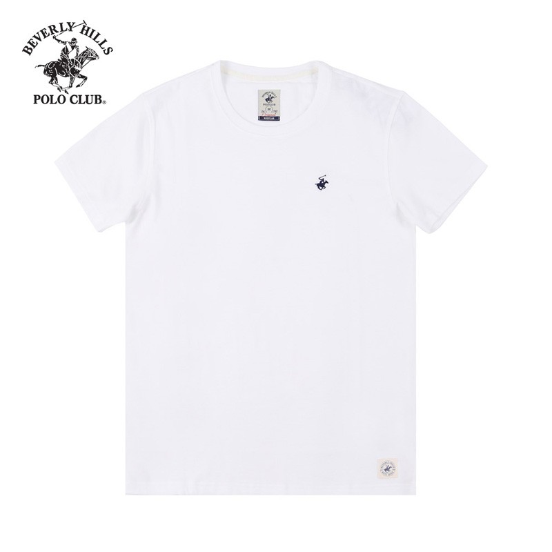 Beverly Hills Polo Club - Áo thun ngắn tay Nam Regularfit cotton Trắng- BHPC TSMRSS20TL057