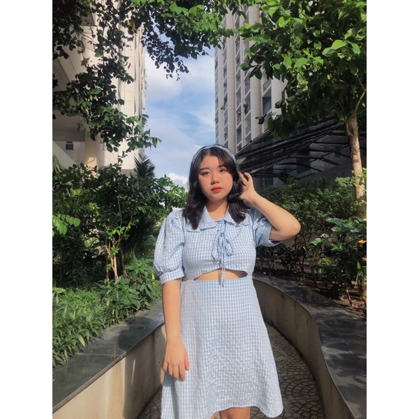 ĐẦM CARO KHOÉT EO PANDORA BIGSIZE