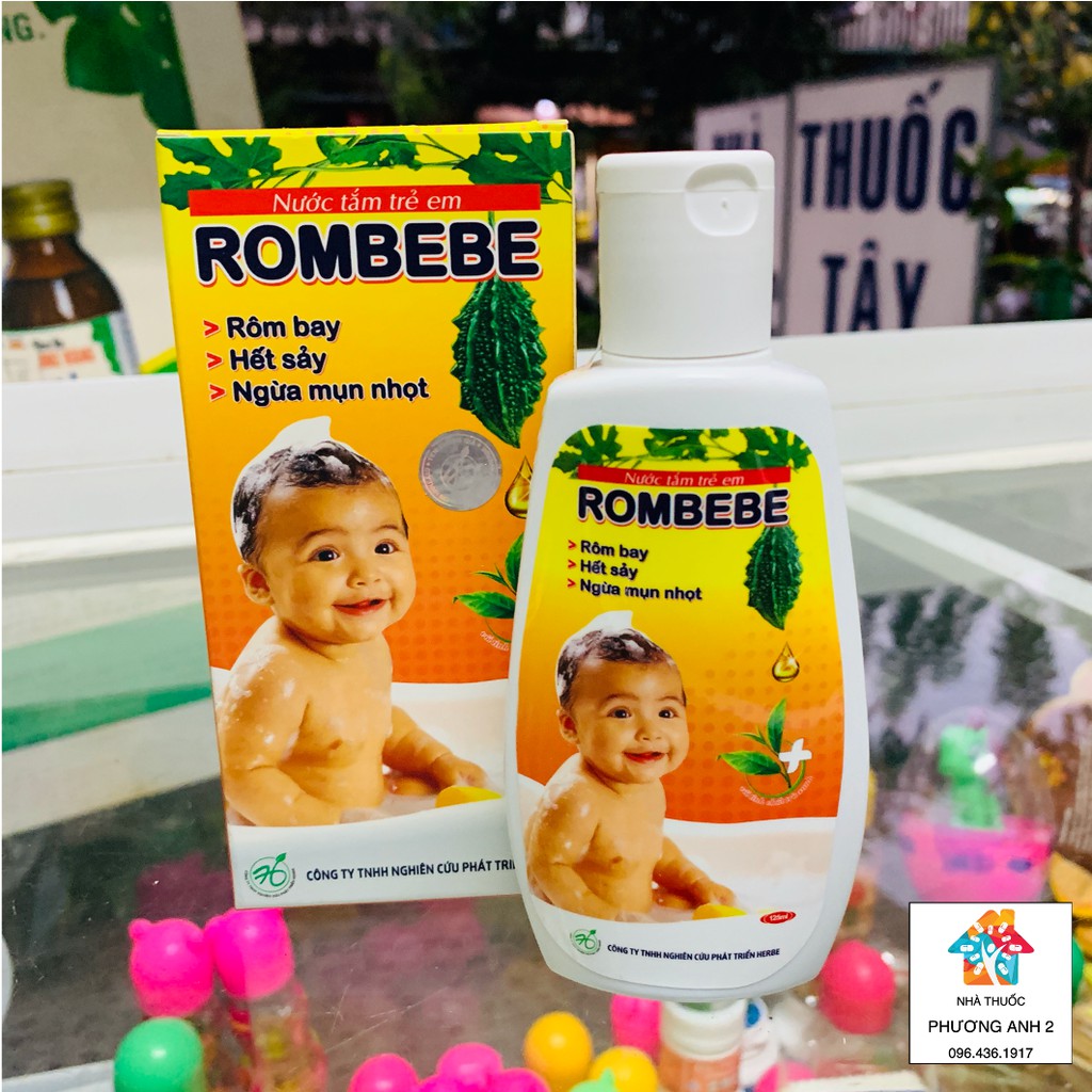Sữa tắm rôm sảy Rombebe
