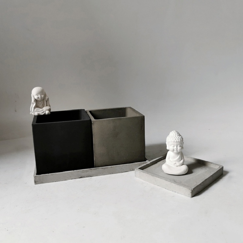 Khuôn Silicone Làm Chậu Hoa 4 inch Tại Nhà