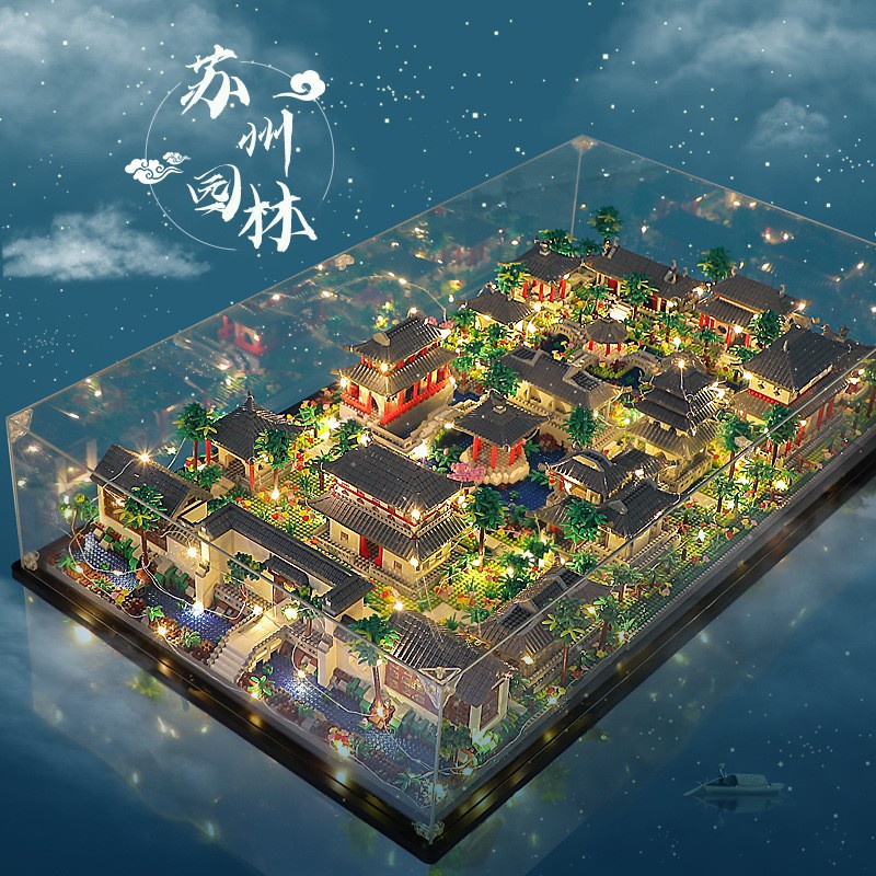 Bộ Đồ Chơi Lắp Ráp Lego Mô Hình Khu Vườn Cỡ Lớn Tương Thích Với Người Lớn