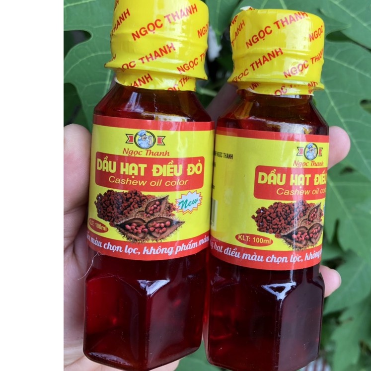 DẦU HẠT ĐIỀU ĐỎ NGỌC THANH 100ML