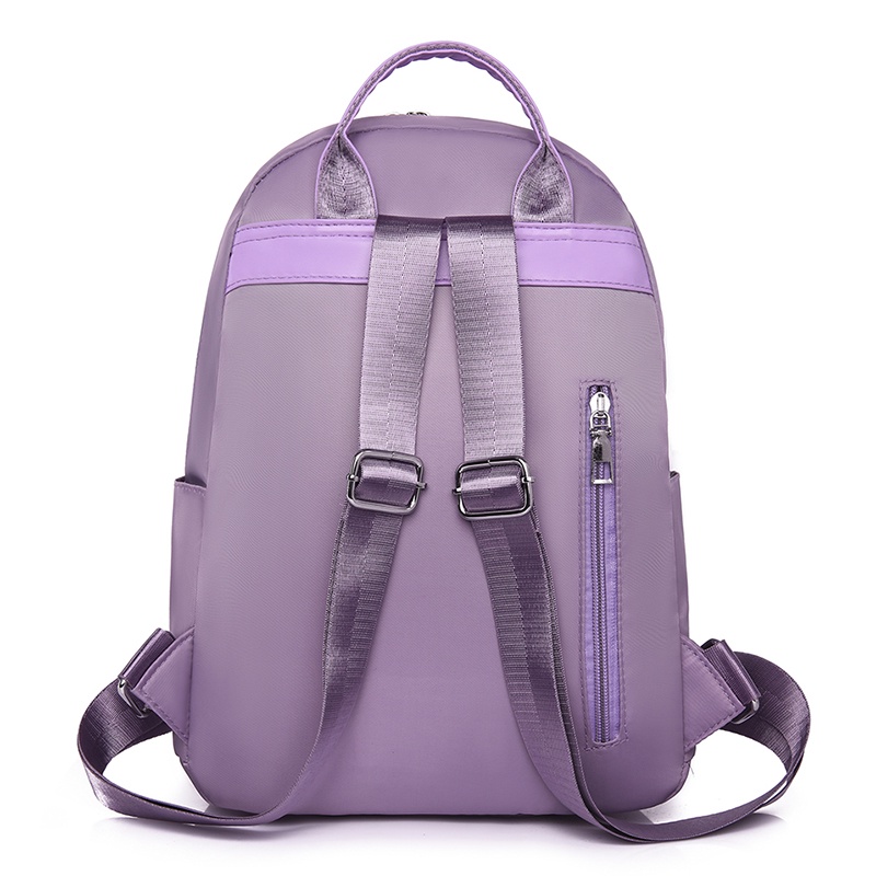 Ba Lô Đi Học Vải Canvas Siêu Nhẹ Thiết Kế Cỡ Lớn Thời Trang Xinh Xắn Cho Nữ