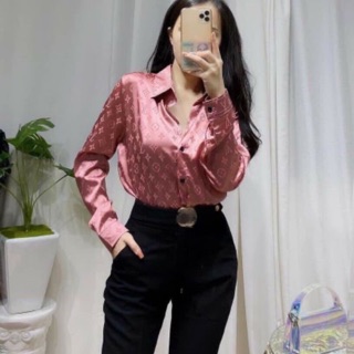 Áo sơ mi lụa gấm size nhỏ