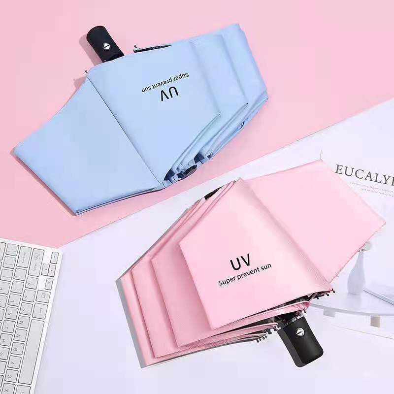 Dù Che Nắng Màu Đen Chống Tia UV Có Thể Gấp Gọn Tiện Dụng
