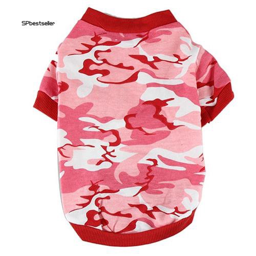 Áo thun cotton họa tiết rằn ri cá tính cho thú cưng