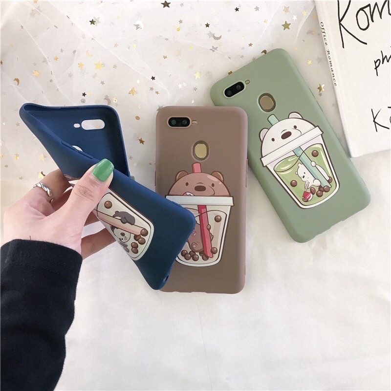 Ốp lưng dẻo Samsung J2 prime gấu nâu