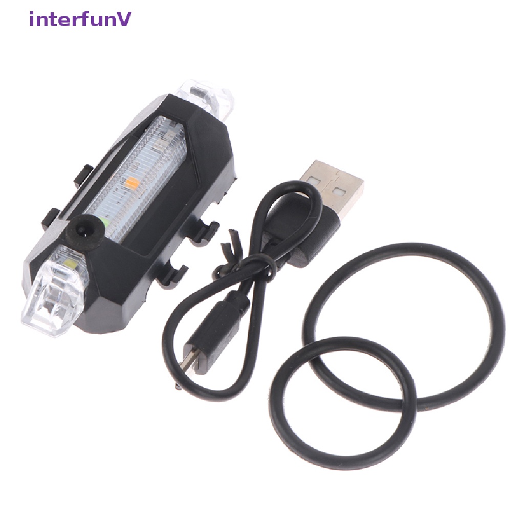 [InterfunV] Đèn LED Cảnh Báo Nhấp Nháy Khẩn Cấp Chống Thấm Nước Cho Xe Đạp [Mới]