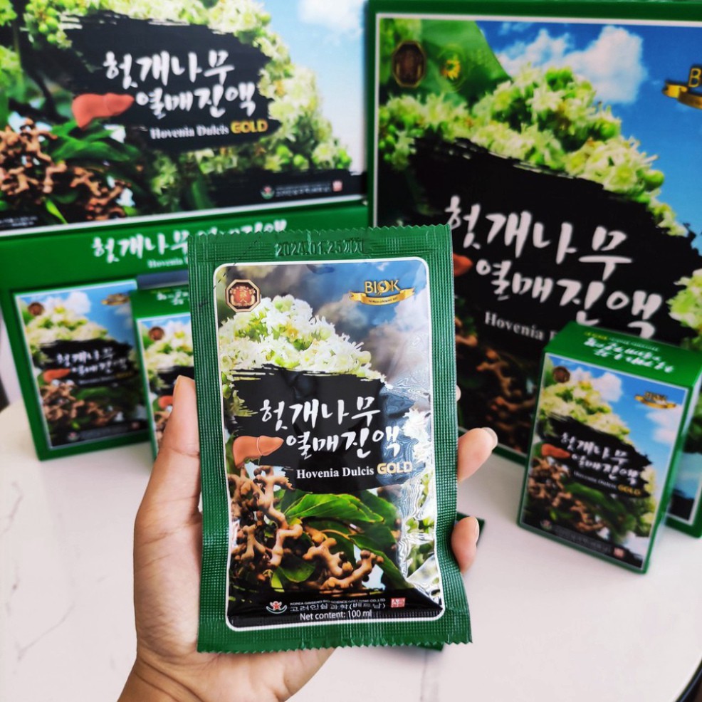 [Freeship Extra] Nước Hovenia Dulcis Gold Biok Hàn Quốc