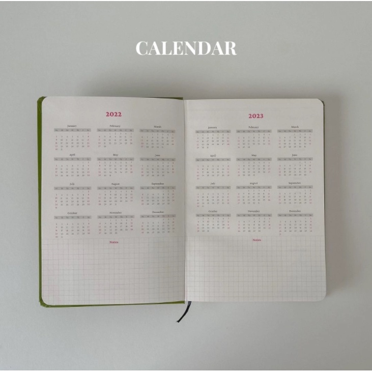 Sổ Crabit Planner 2022 Planificateur - Essex Green Xanh đen