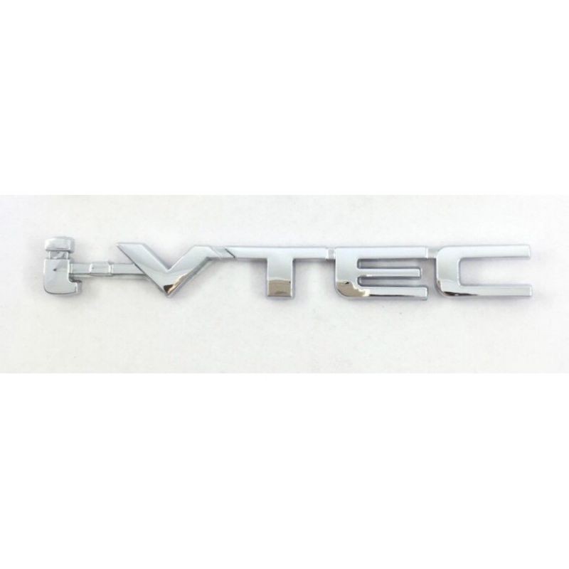 Chữ dán đuôi xe honda civic 2.0 ivtec bằng kim loại sáng bóng