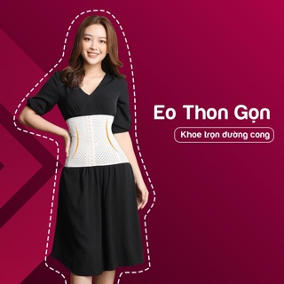 Đai nịt bụng móc cài thon eo, đai nịt bụng định hình eo thon