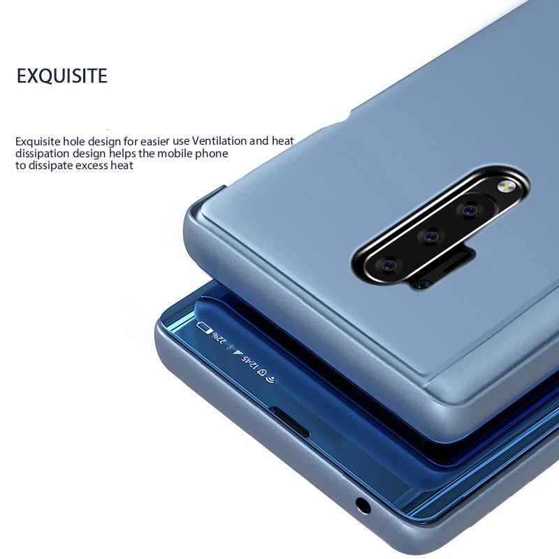 Bao Da Tráng Gương Thời Trang Cho Oneplus 8 Pro One Plus 8pro