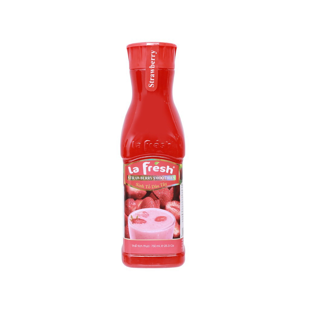 🔴Sinh tố dâu tây La Fresh 750ml