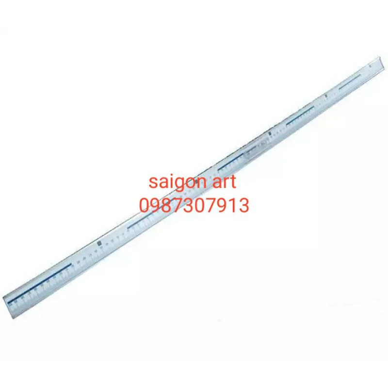 Thước Nhôm Giáo Viên Có Gờ Cầm 2,6cmx50cm