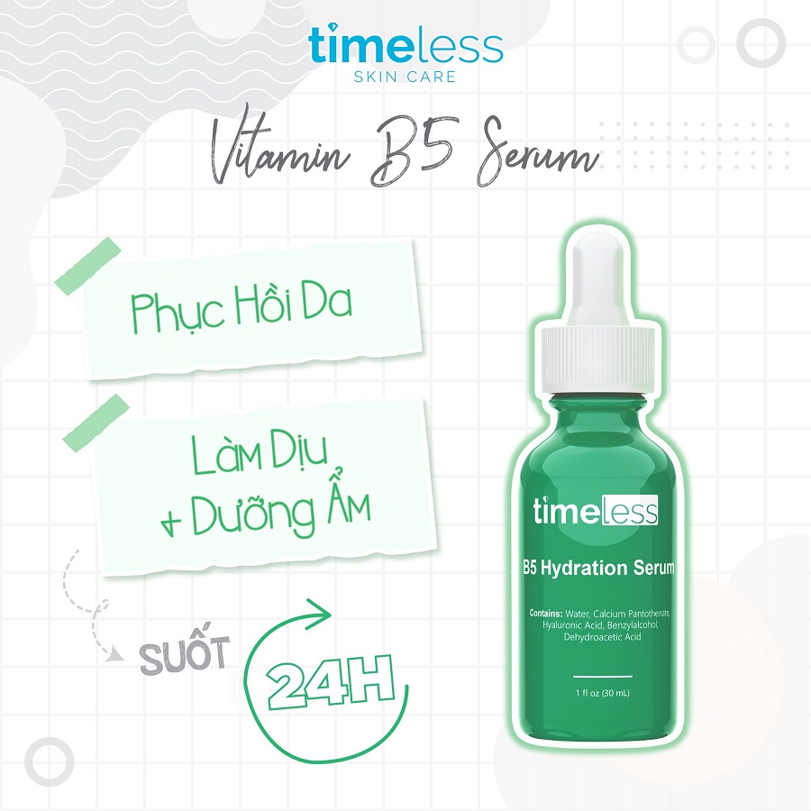 Hồi phục da Timeless Vitamin B5 Serum