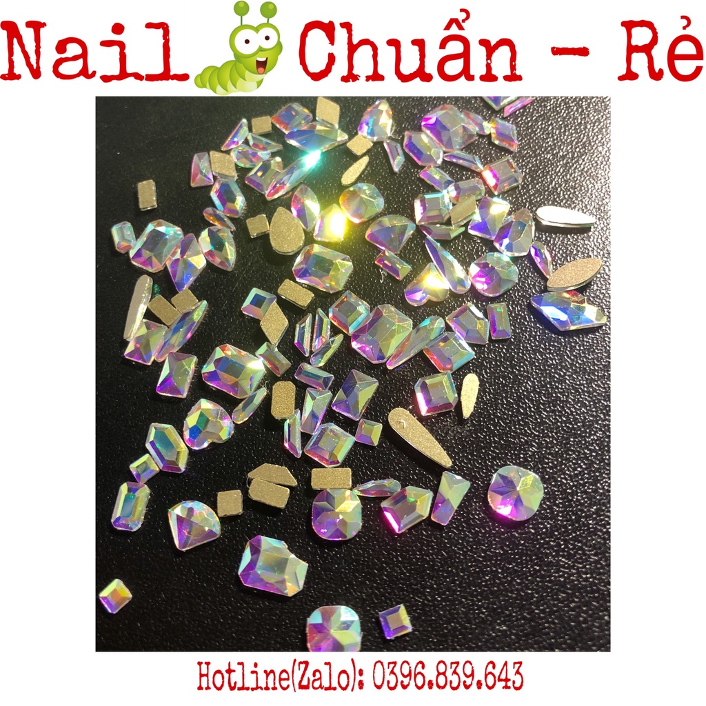 Đá Chân Bằng Mix Mẫu 100 Viên - Đá Khối Chân Bằng Siêu Sáng Siêu Bền - Đá viên