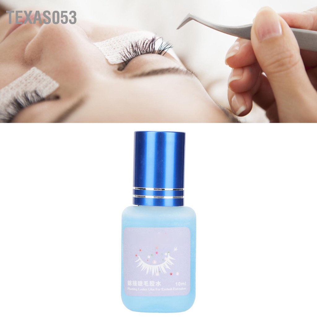 [Hàng HOT] 10ml Keo nối mi - Keo Dán mở rộng lông mi 1S Sấy nhanh DIY chuyên nghiệp【Texas053】