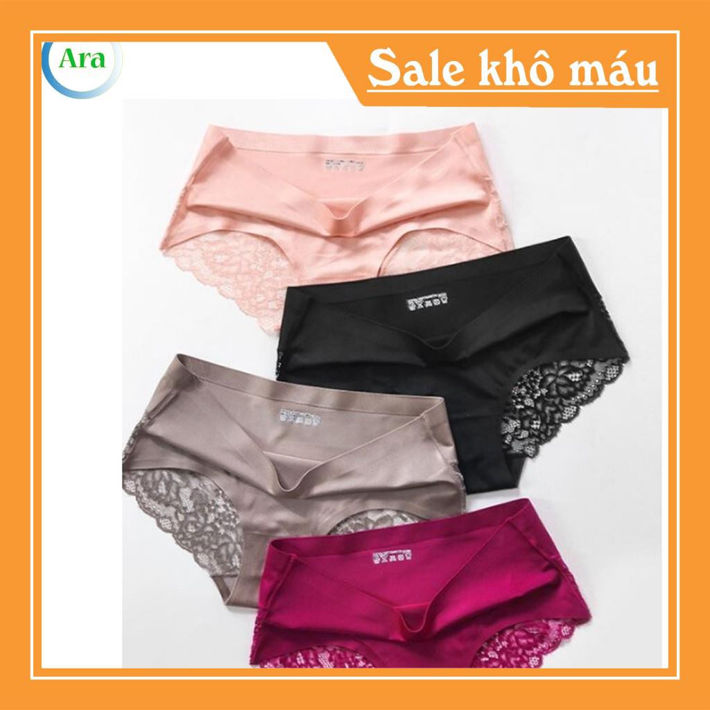 Quần Lót Ren Thun Lạnh *** FREE SHIP *** Đúc Su Mặc Trong Váy (Được chọn màu chọn size)