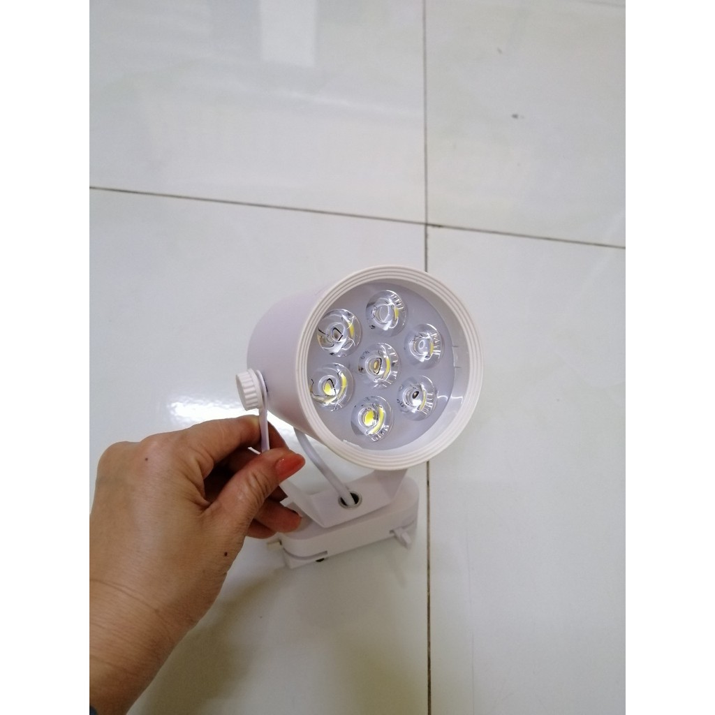 Đèn led rọi thanh ray 12w vỏ trắng  ánh sáng trắng