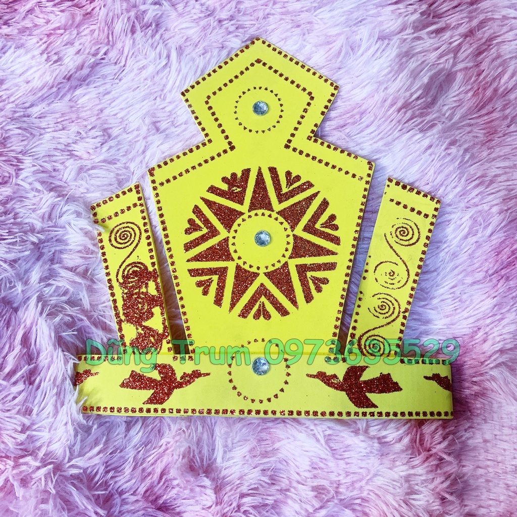 Mũ Âu Lạc hóa trang cùng trang phục Âu Lạc biểu diễn cực đẹp