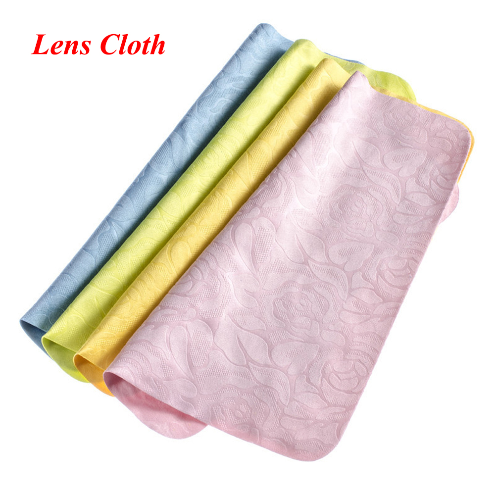 ❤LANSEL❤ 1/2/3/4 Pcs Random Color New Glasses Cleaning Cloth Screen Microfiber Eyeglasses Cleaner High quality Phone Camera Multi-color Lens Phone Screen