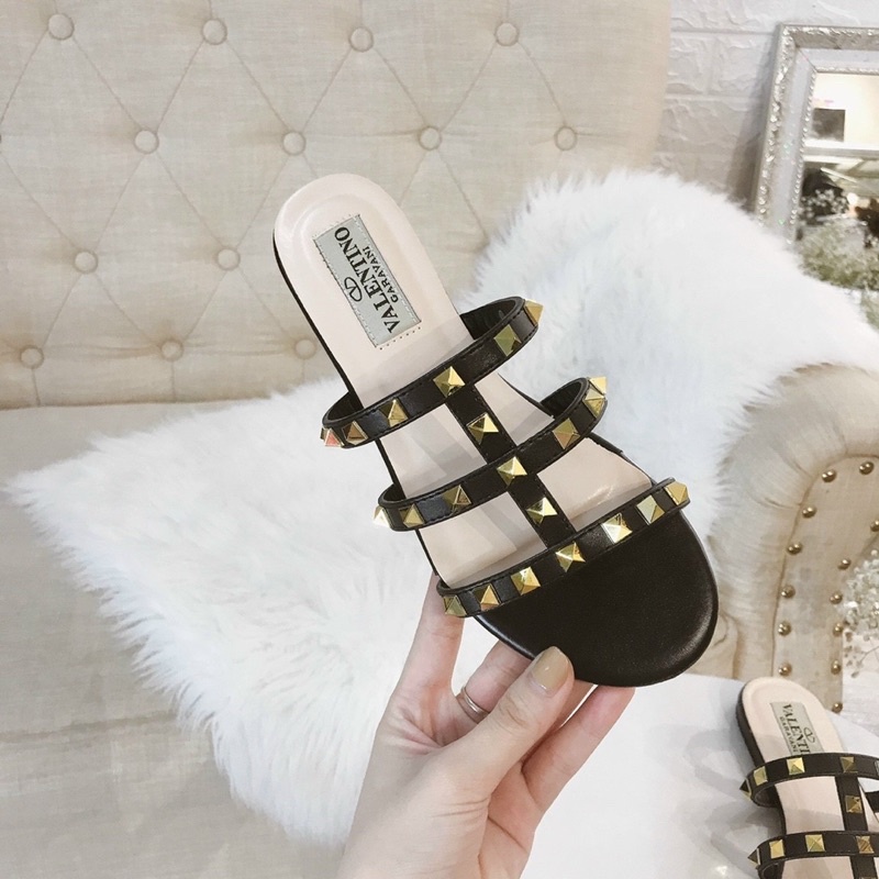 dép nữ lê VLTN quai Đinh đế bệt thời trang