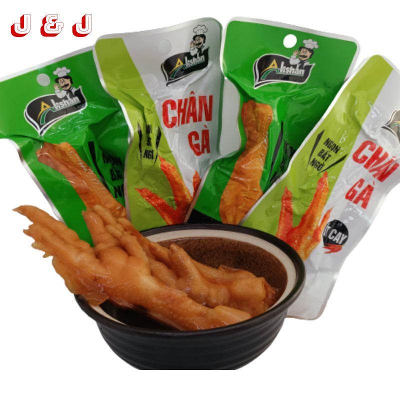 Chân gà cay ướp xì dầu thơm ngon 32gr Ashian | BigBuy360 - bigbuy360.vn