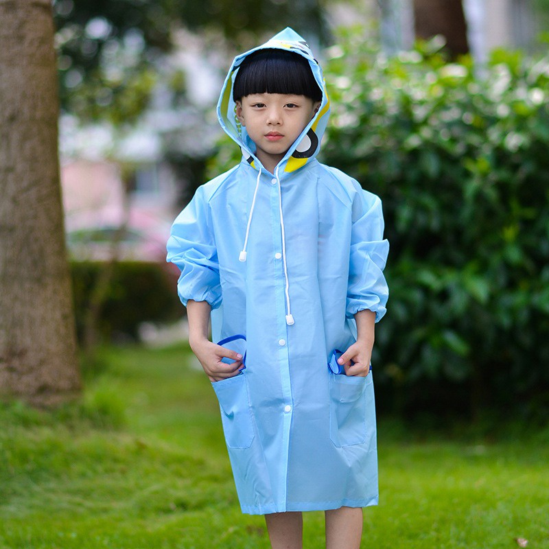 Áo Mưa Họa Tiết Hoạt Hình Xinh Xắn Theo Phong Cách Mới Dành Cho Bé